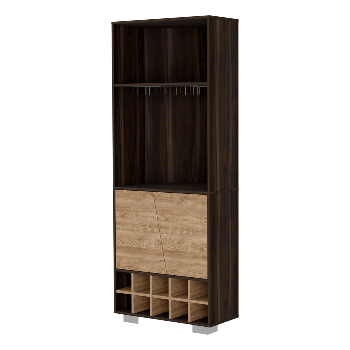 Bar Esquinero Fraktal Habano 65.8x180cm Moderno - Bares | Bylmo