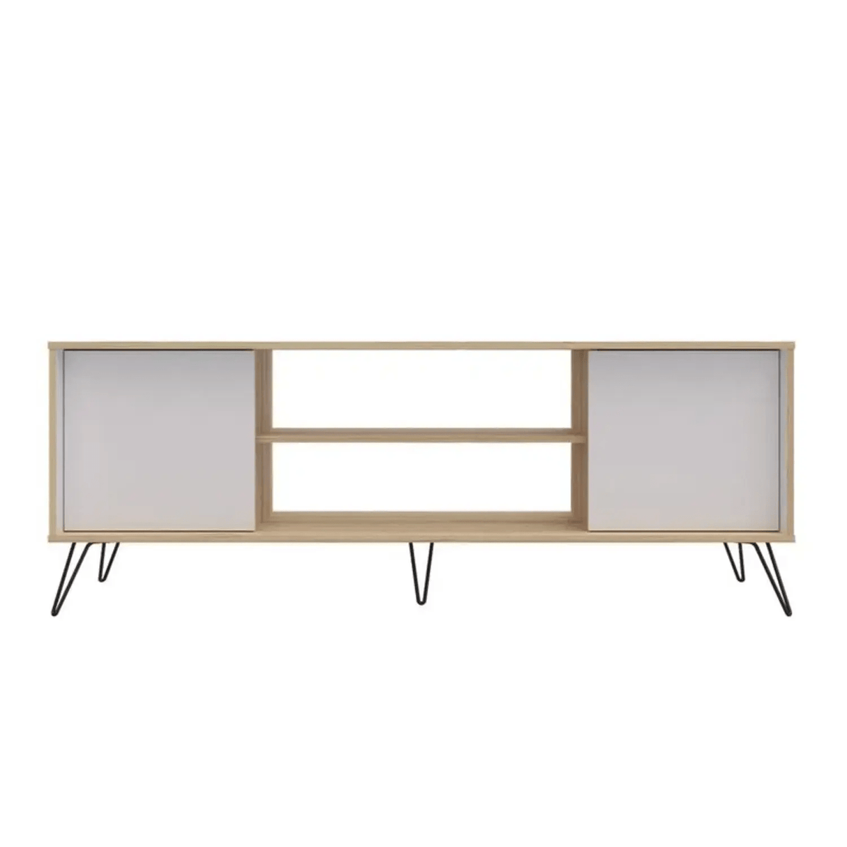 Mesa Para Tv Urban Duna 160x40x59 Cm. Moderna Con 2 Compartimientos Y Con Patas - Muebles de TV | Bylmo