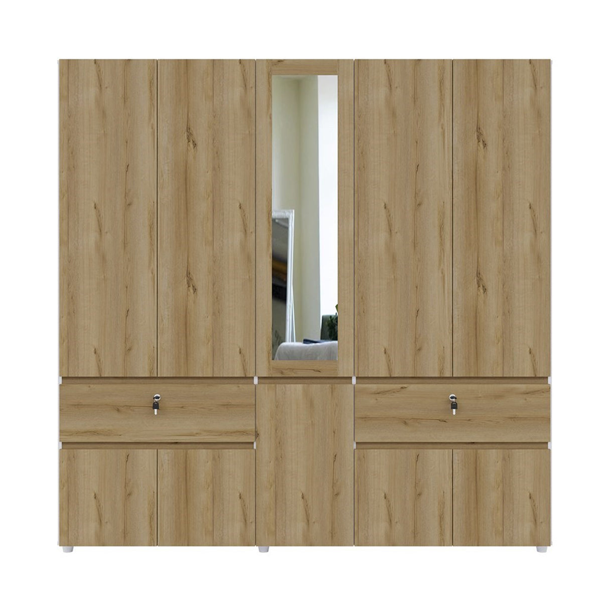 Closet Kanon Duna 200x199.9cm Con Espejo - Closets | Bylmo