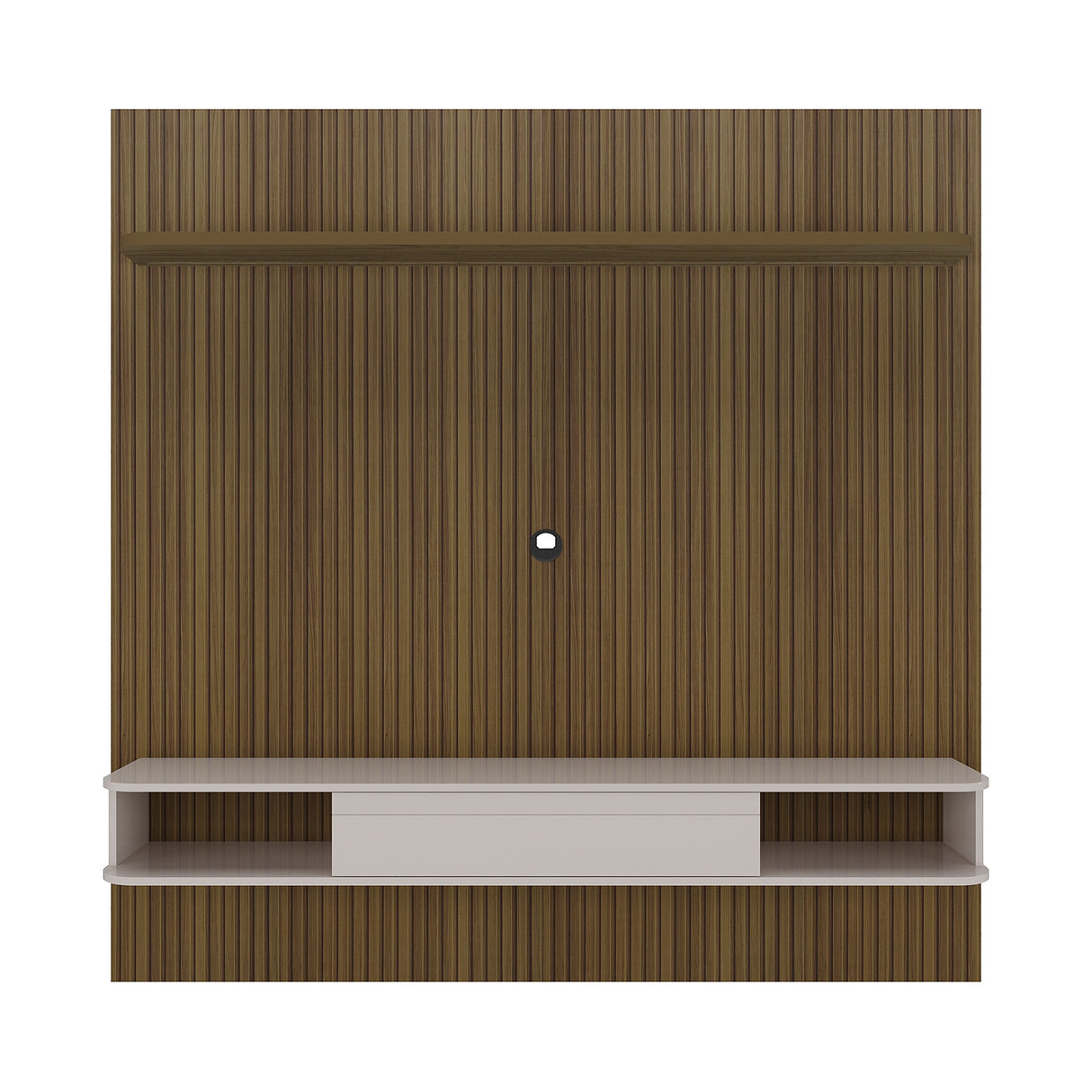 Panel de TV Bewood para TV Hasta 75 Pulgadas Pino y Blanco Moderna - Muebles de TV | Bylmo