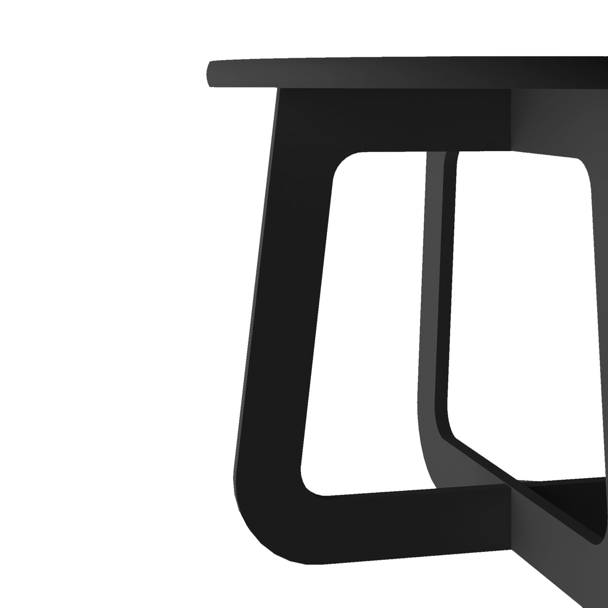 Mesa de Centro Jasmin Grafito 100 cm Moderno - Mesas de Centro | Bylmo