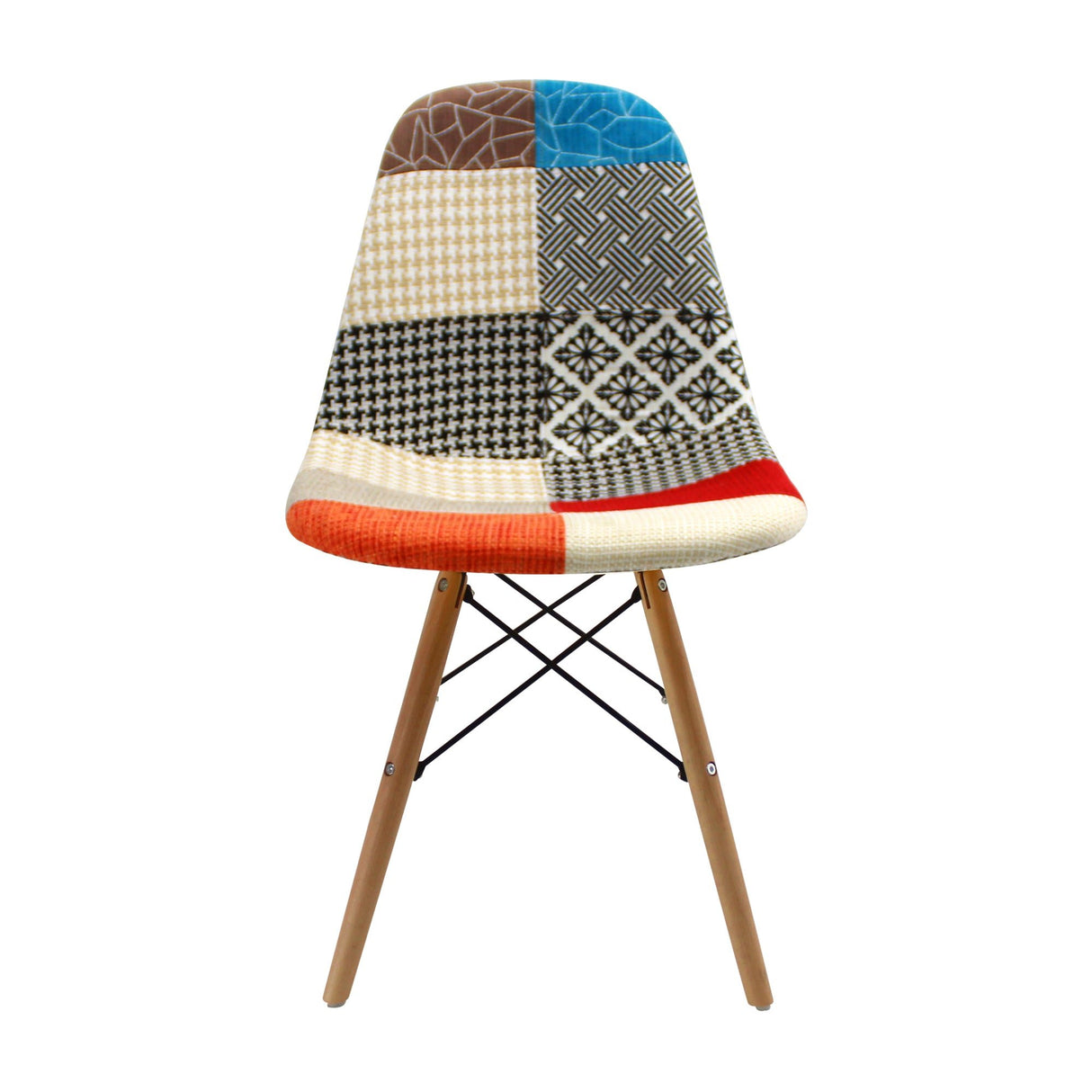 Silla Comedor DKR Eames 62 cm Patchwork Moderna - Sillas y Butacos | Bylmo