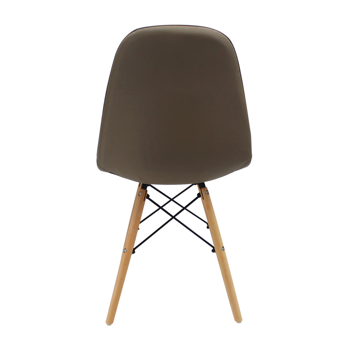 Kit x 2 Sillas Comedor DKR Botones Estilo 44 cm Beige - Sillas y Butacos | Bylmo
