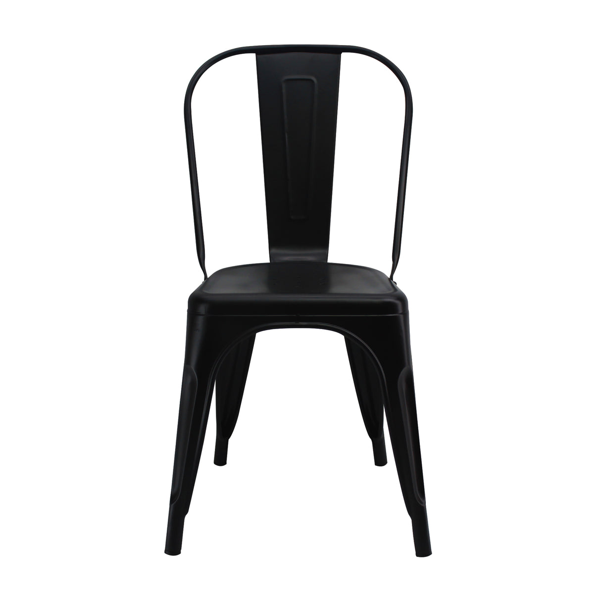 Kit X 4 Sillas De Comedor Tolix Titan Elegante 36 Cm Metal Negro - Sillas y Butacos | Bylmo