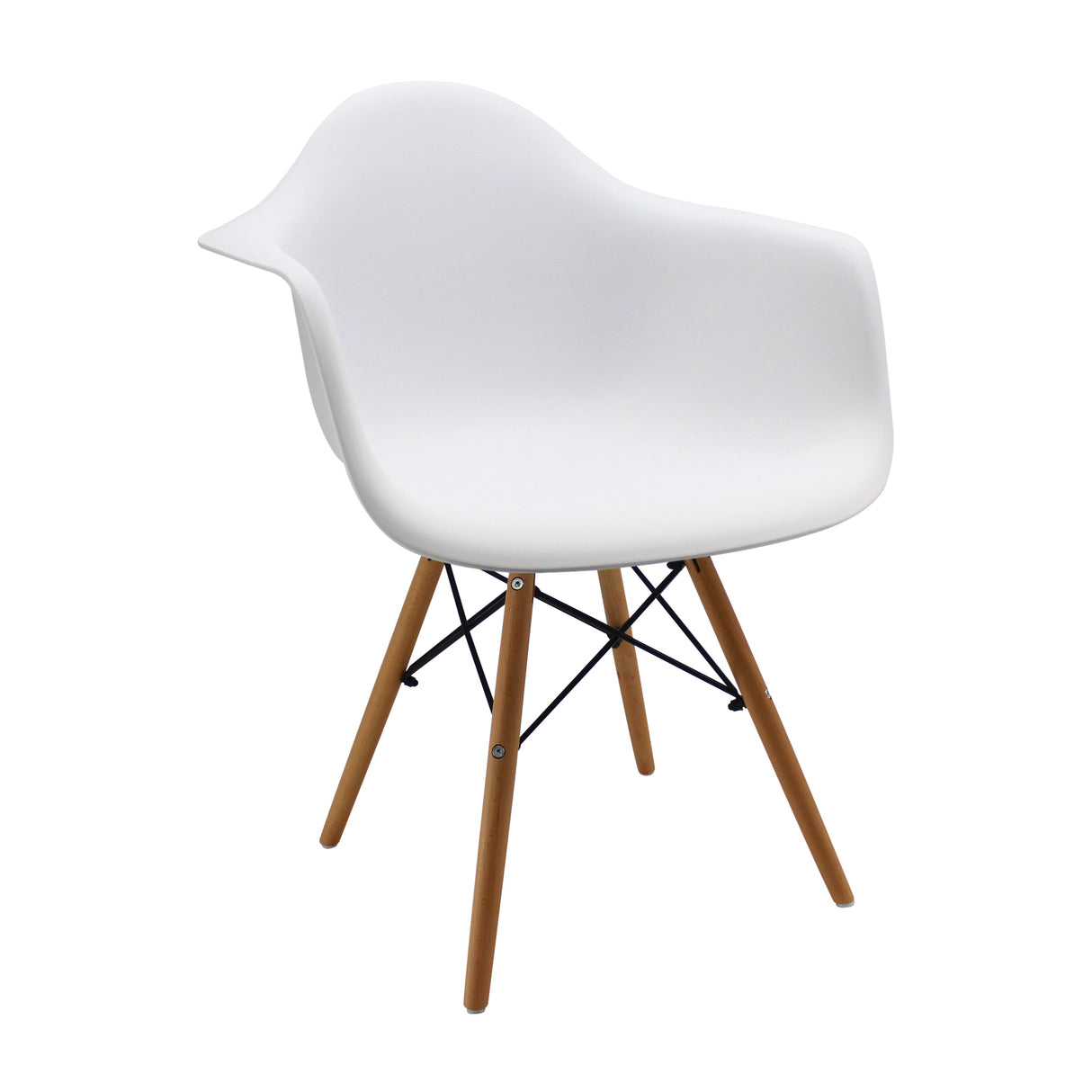 Kit x 2 Sillas Comedor DKR Eames Blanca Diseño Moderno 62 Cm - Sillas y Butacos | Bylmo