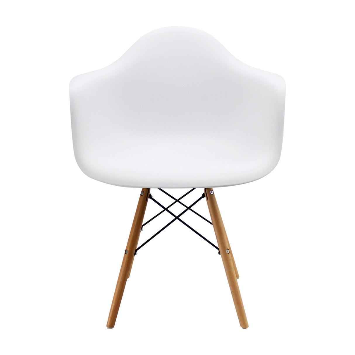 Kit x 2 Sillas Comedor DKR Eames Blanca Diseño Moderno 62 Cm - Sillas y Butacos | Bylmo
