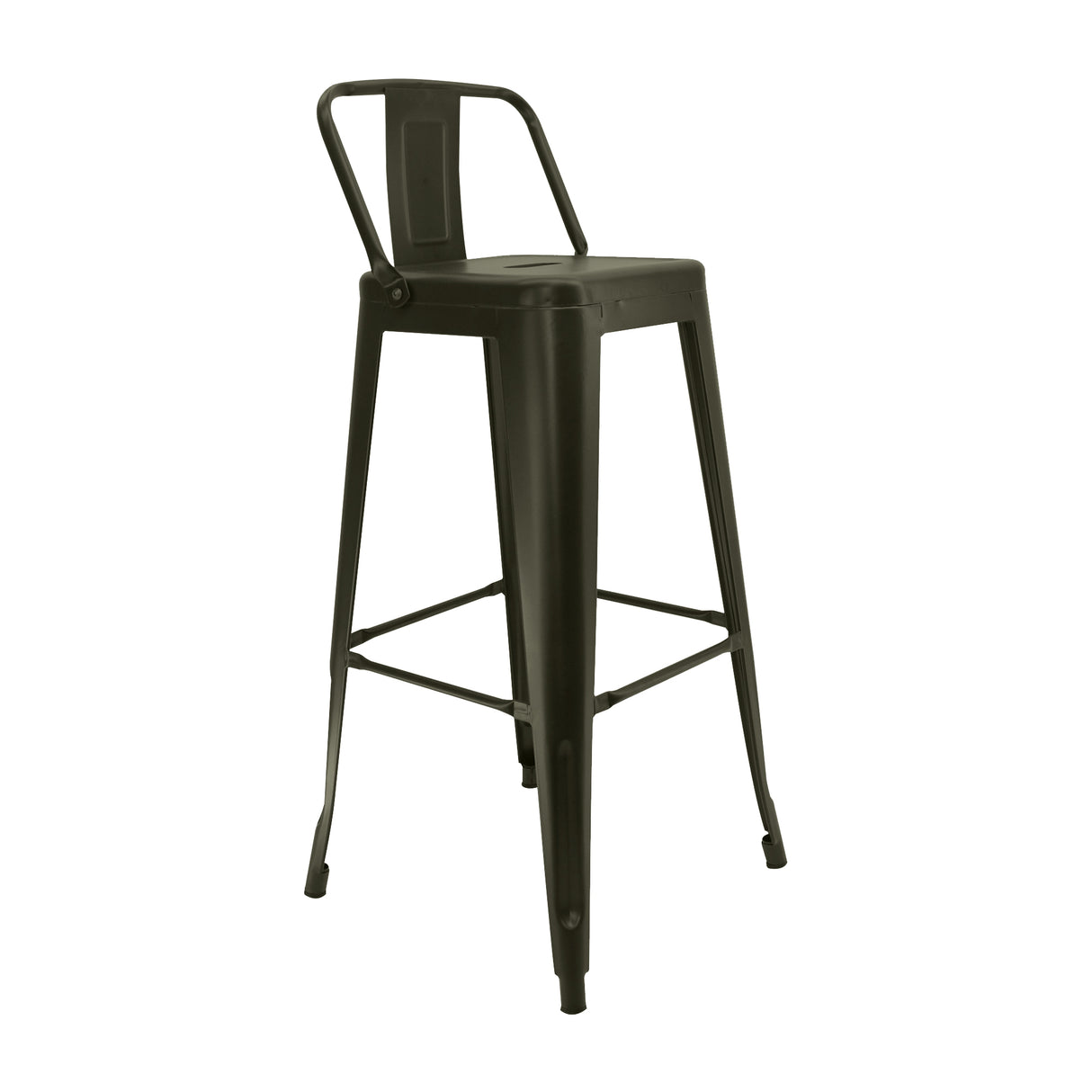 Set x 3 Sillas de Bar Titan Bronce Metal 41.5 cm Resistente - Sillas y Butacos | Bylmo