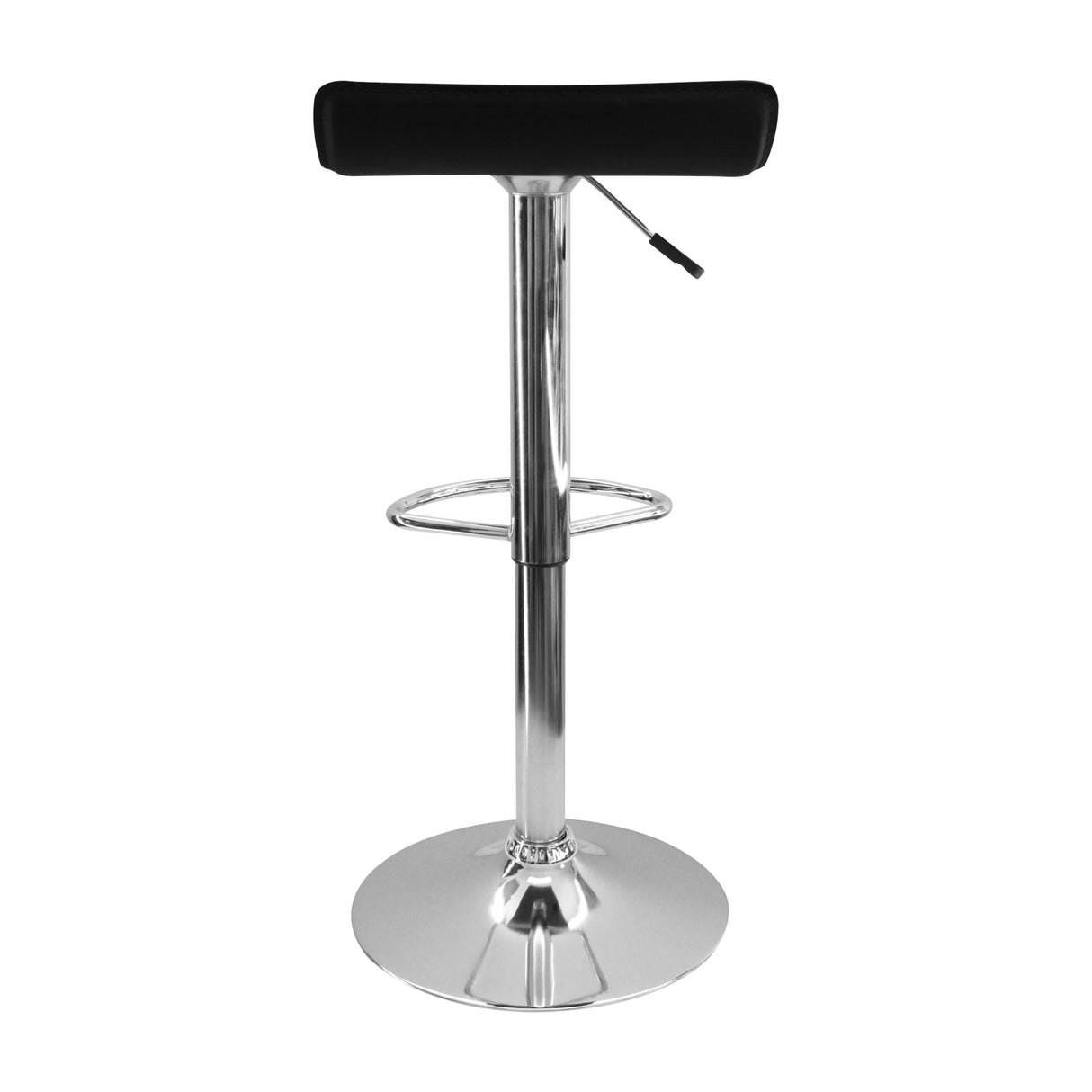 Set x 2 Sillas de Bar Wave Negras 38x79cm Modernas Altura Ajustable - Sillas y Butacos | Bylmo