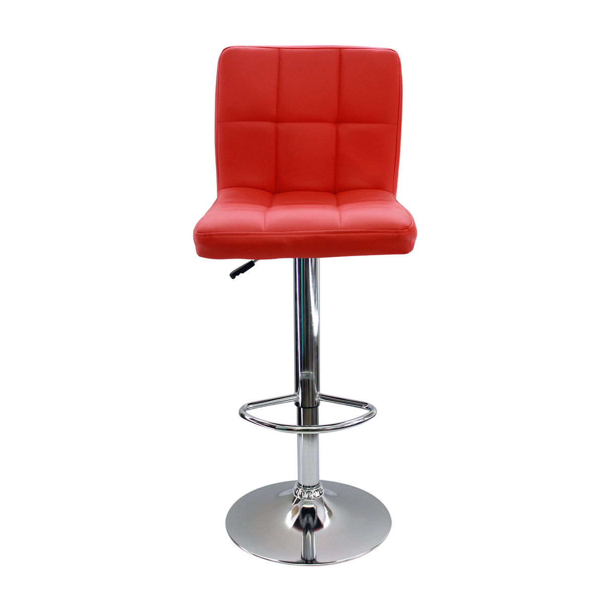 Set x 3 Sillas de Bar Confort Giratorias Altura Ajustable Rojas - SILLAS Y BUTACOS | Bylmo