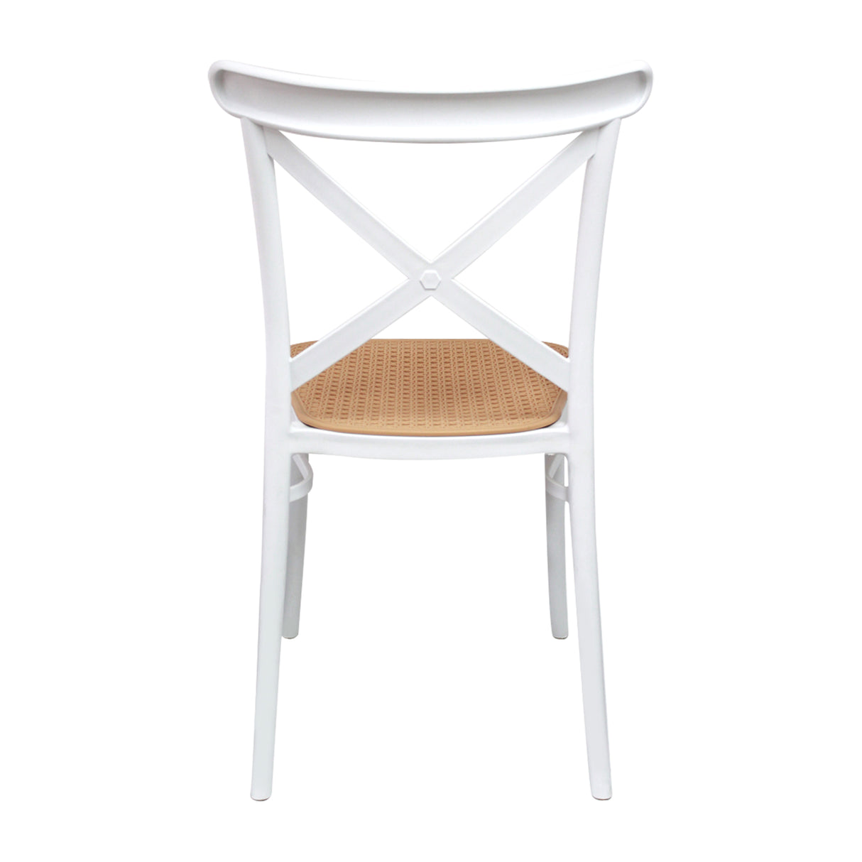 Silla de Comedor Plast Clásica Blanco 41x86cm - SILLAS Y BUTACOS | Bylmo