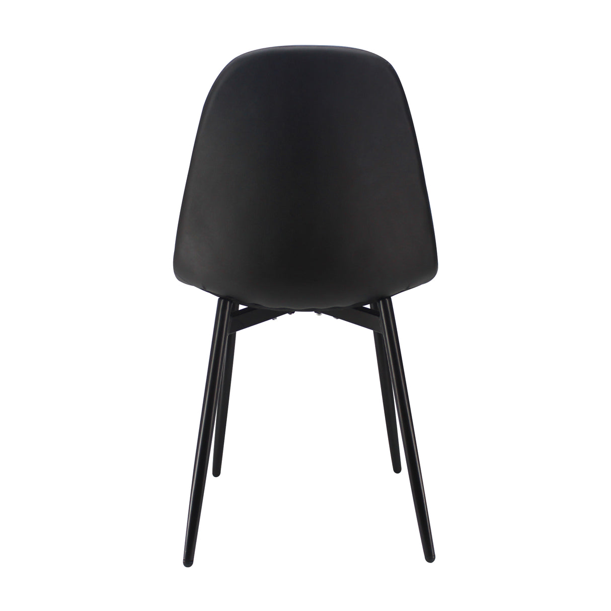 Silla de Comedor BP Moderna Negra con Asiento Acolchado de Poliuretano - SILLAS Y BUTACOS | Bylmo