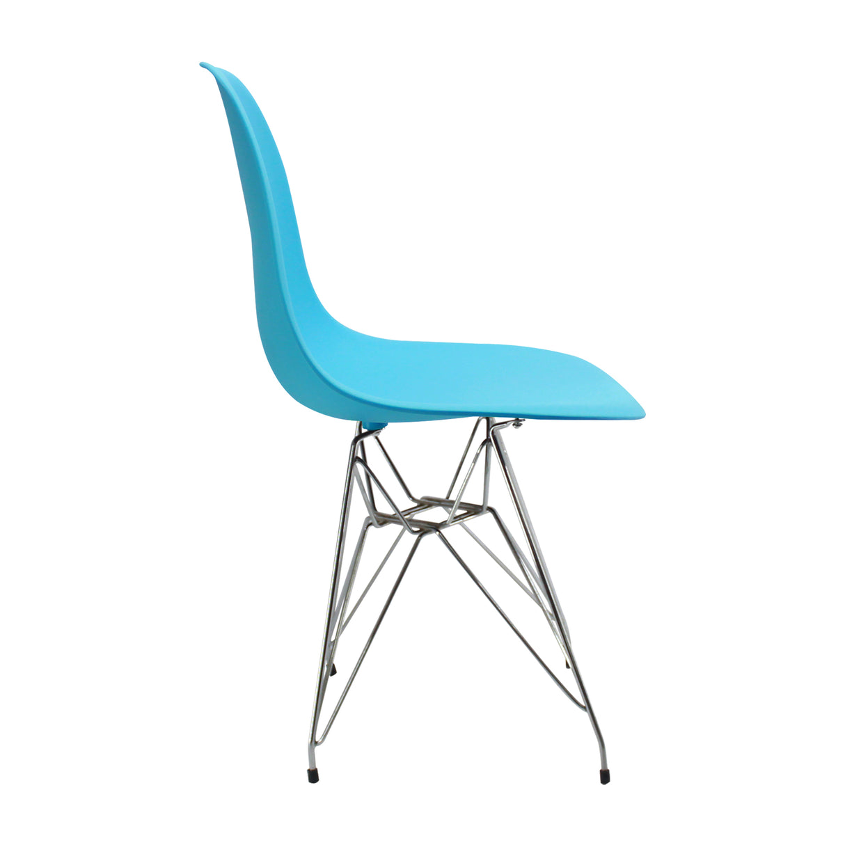 Silla de Comedor DKR Eames Azul 62x82cm 62x44 cm Polipropileno Diseño Moderno - SILLAS Y BUTACOS | Bylmo