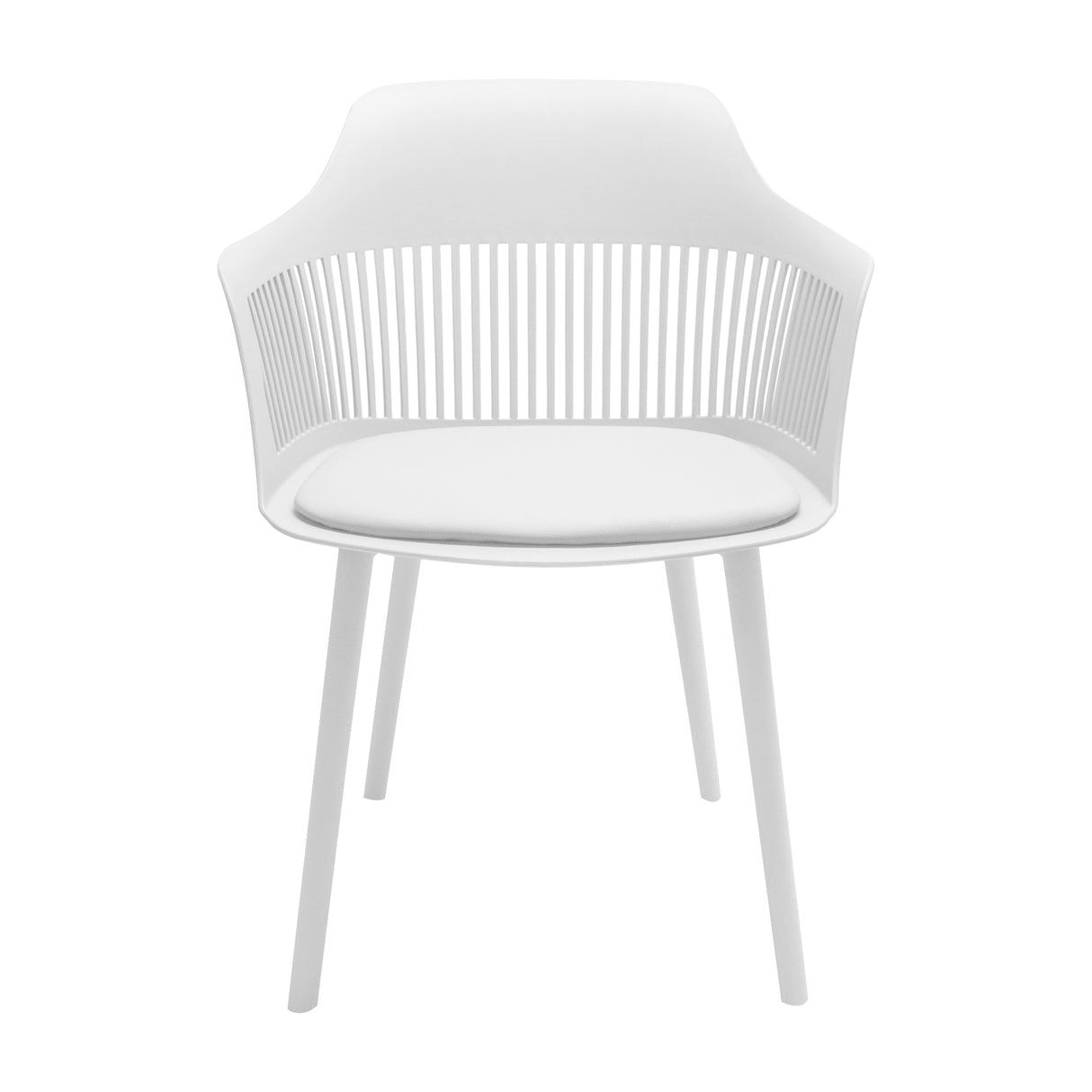 Silla de Comedor Mena Blanco 57x80cm Moderna y Resistente - Sillas y Butacos | Bylmo