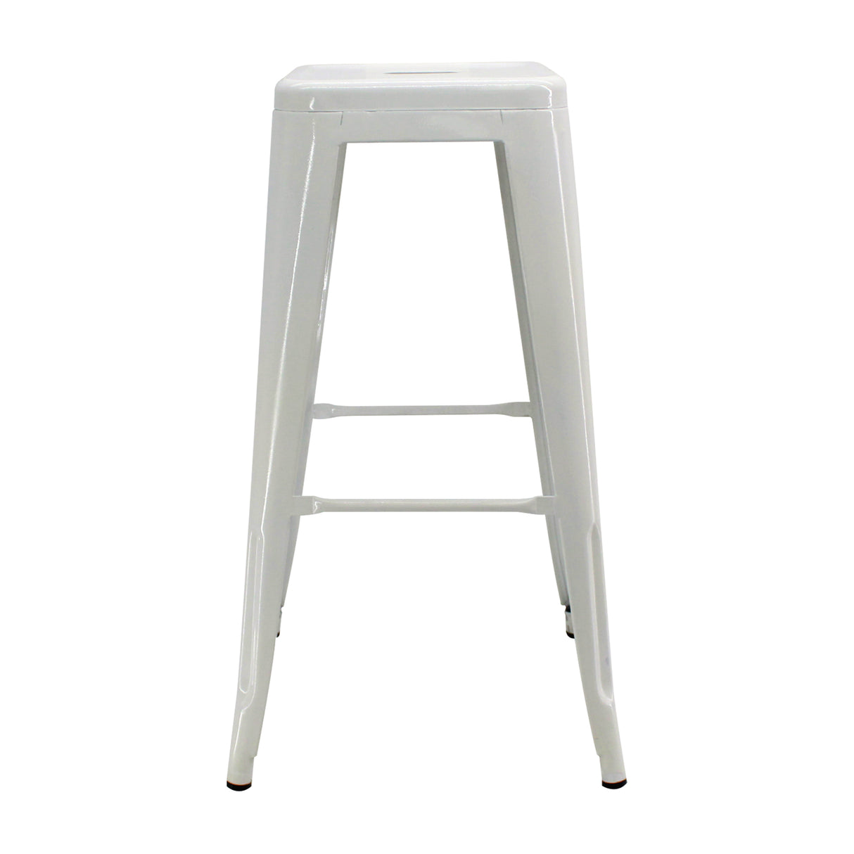 Set x 3 Sillas de Bar Titan Tolix Blanco 41.5x78cm Sin Espaldar - Sillas y Butacos | Bylmo