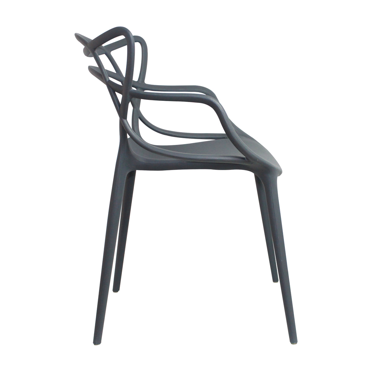 Kit x 2 Sillas para Exteriores Solna 54 cm Gris Europeo con Apoya Brazos - Sillas de Exterior | Bylmo