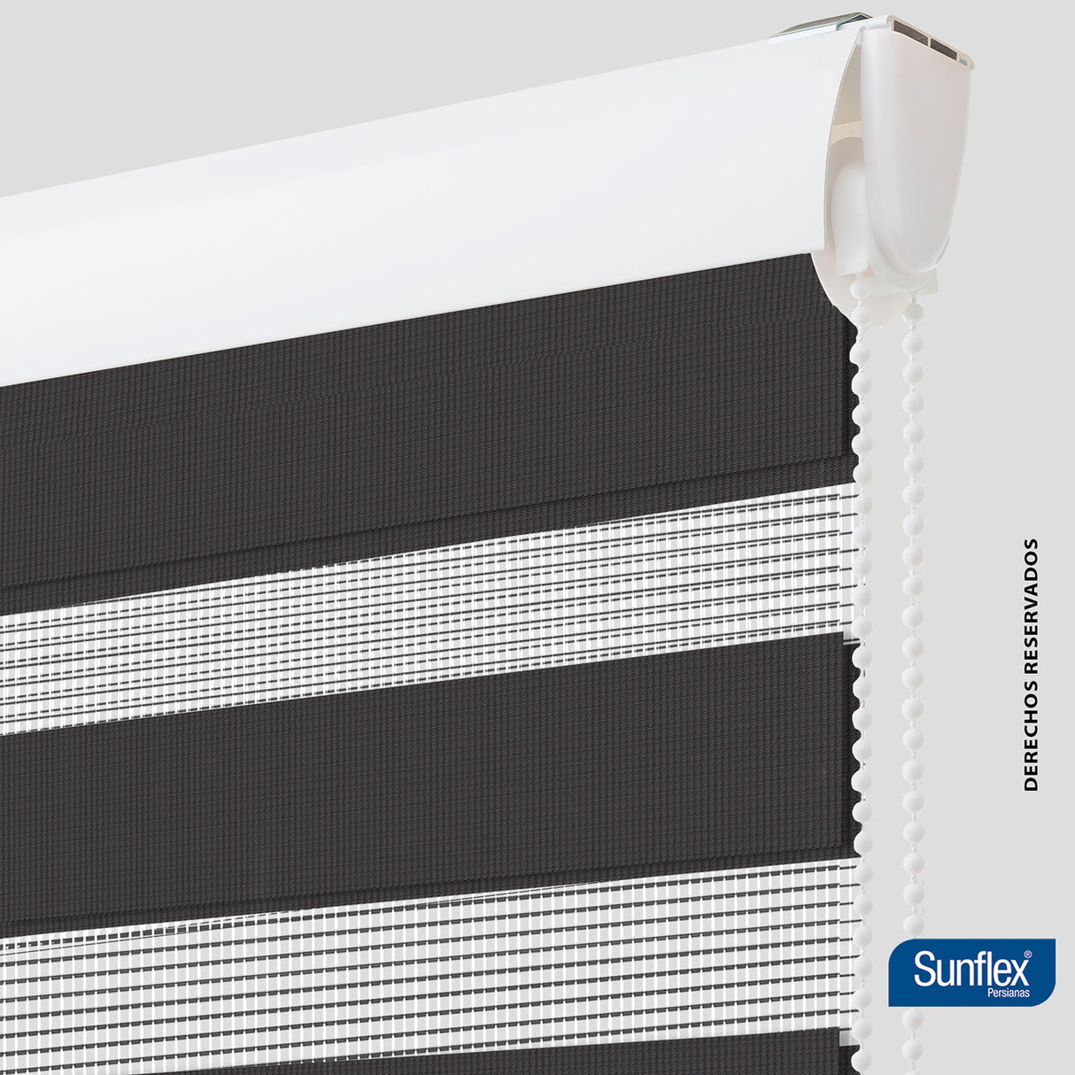 Cortina Roller Duo Coren Roll 120x170cm Gris Oscuro - Cortinas y Persianas | Bylmo