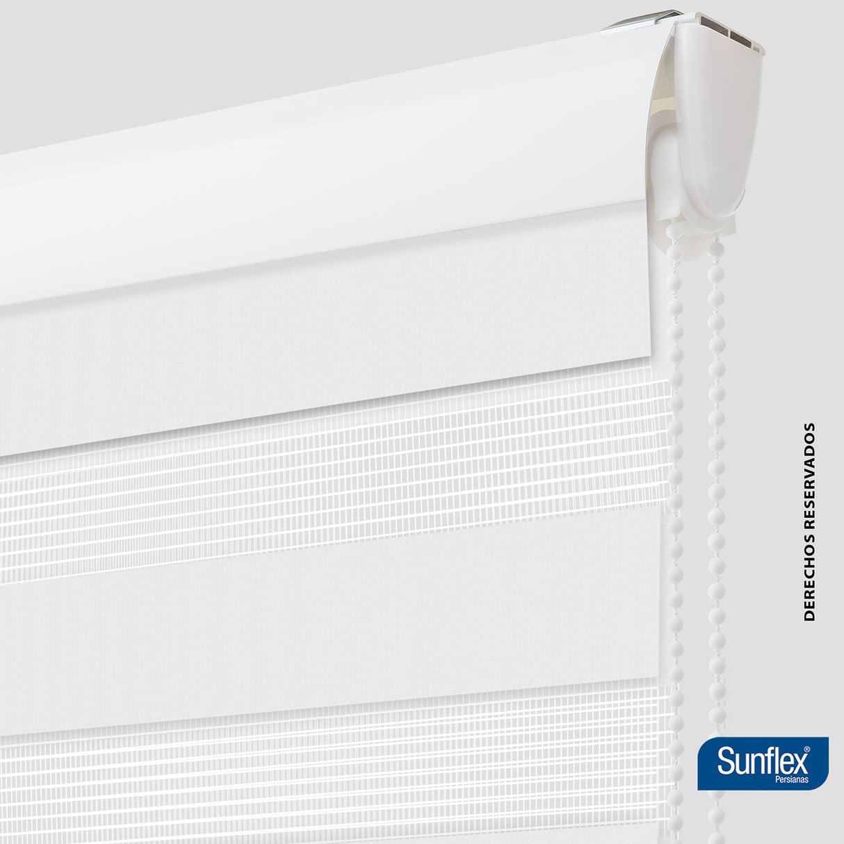 Cortina Roller Duo Coren Roll 180x170cm Blanco - Cortinas y Persianas | Bylmo