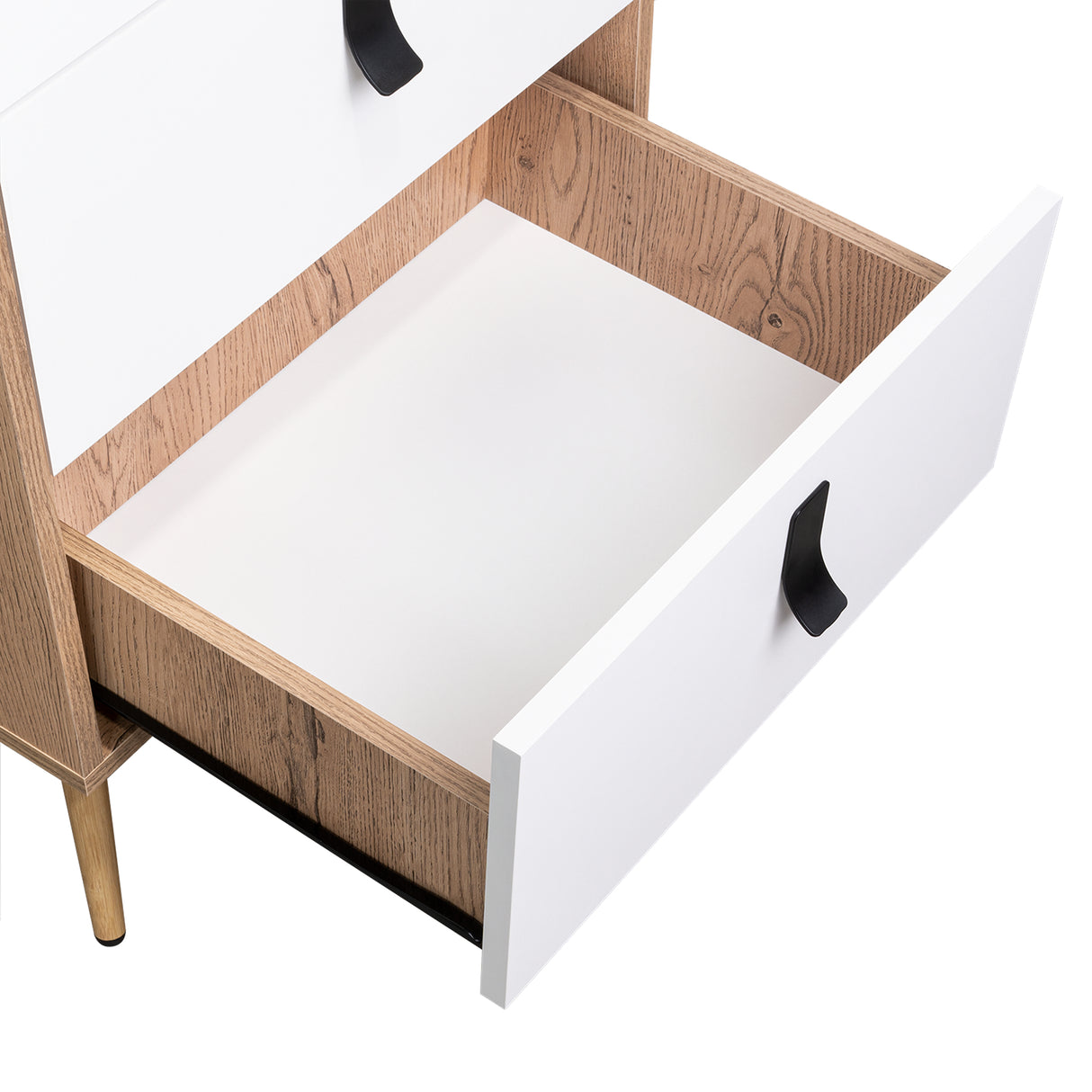 Cómoda Huna Macadamia 51x131cm con 3 Cajones Moderno - Cajoneras y Comodas | Bylmo