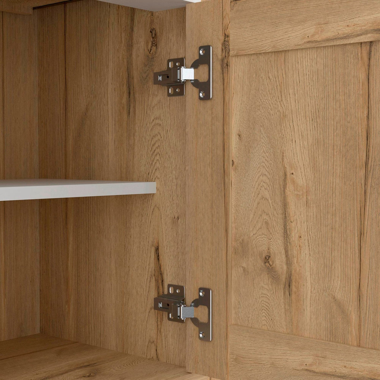 Mueble para Baño Bi Color Duna 44x141.6cm con 1 Cajón y 5 Entrepaños - Muebles para Baño | Bylmo