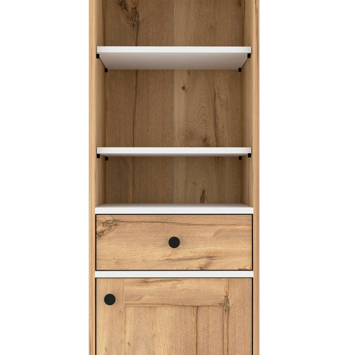 Mueble para Baño Bi Color Duna 44x141.6cm con 1 Cajón y 5 Entrepaños - Muebles para Baño | Bylmo