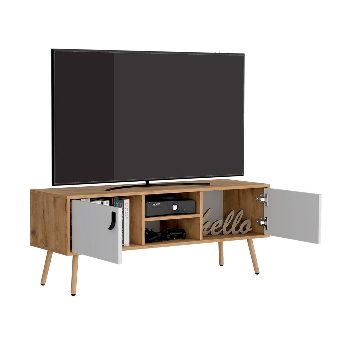 Rack de TV Huna 121x48cm para TV de 50 Pulgadas - Muebles de TV | Bylmo