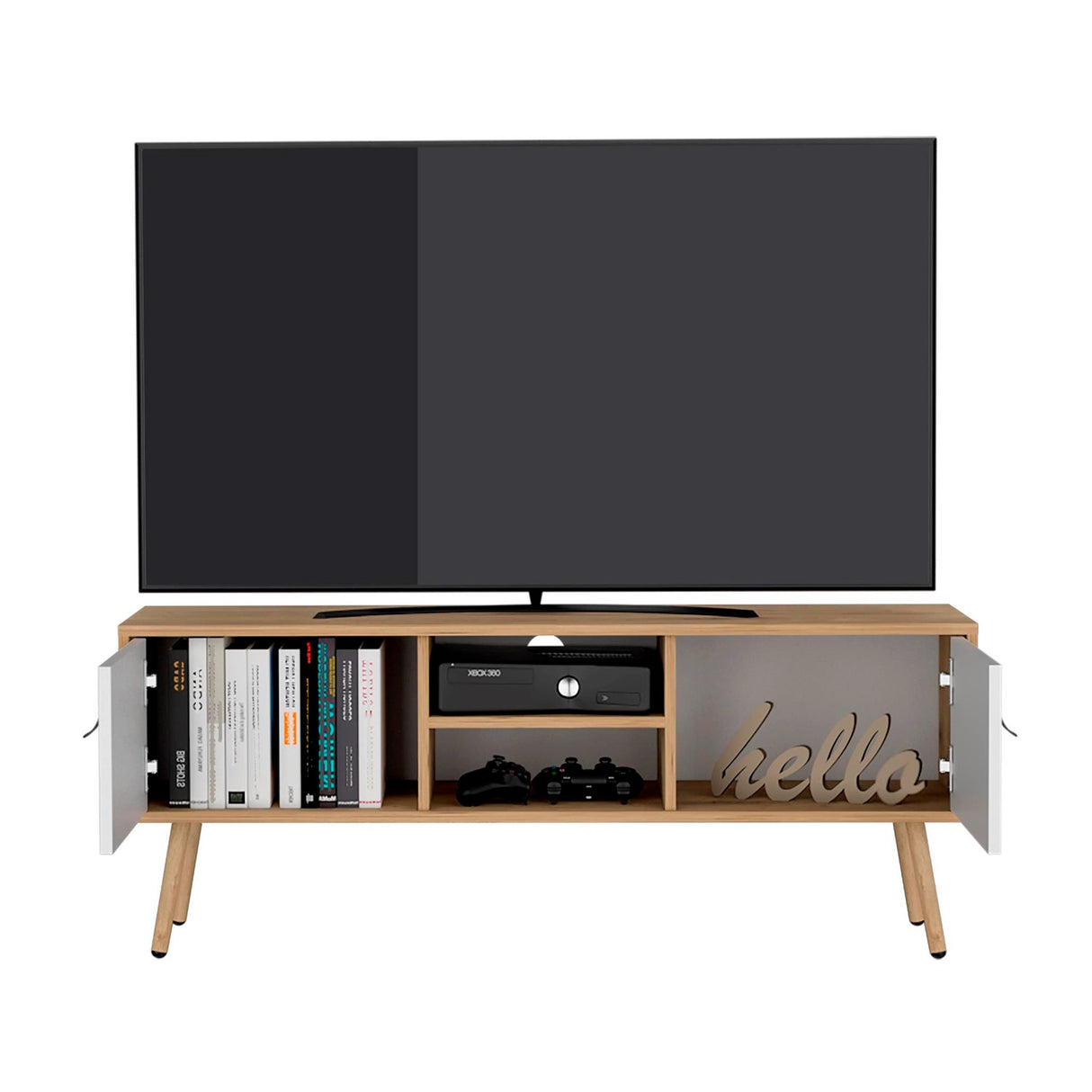 Rack de TV Huna 121x48cm para TV de 50 Pulgadas - Muebles de TV | Bylmo