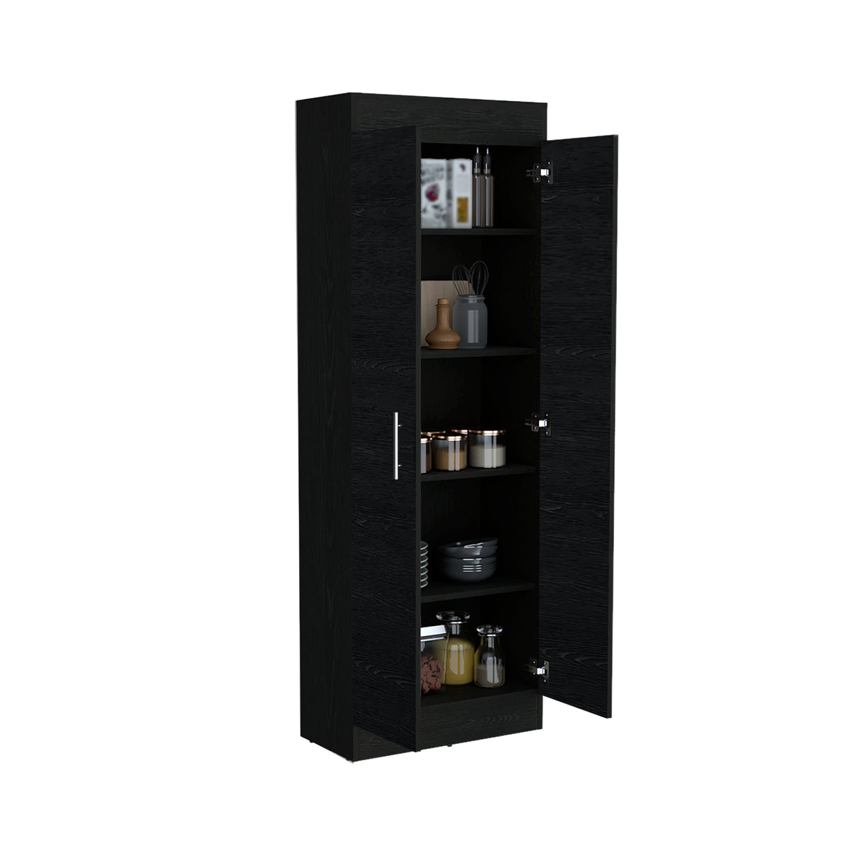 Alacena Nepal Wengue 61x182.5cm 2 Puertas - Alacenas y Muebles Microondas | Bylmo