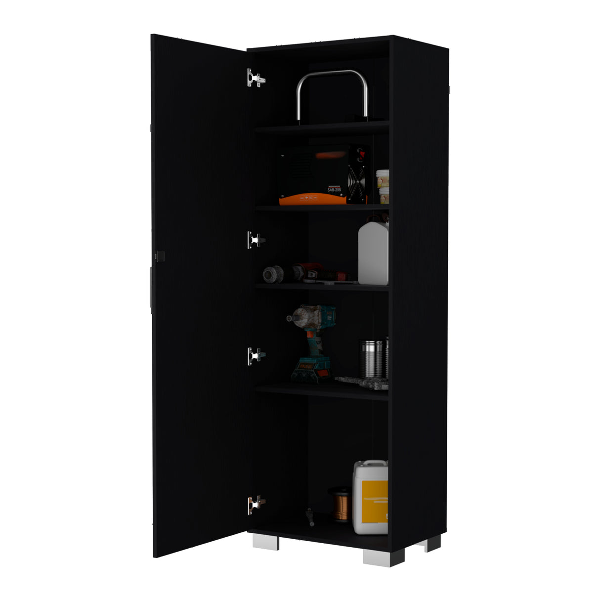 Alacena Basic Wengue 60x180cm 1 Puerta - Alacenas y Muebles Microondas | Bylmo