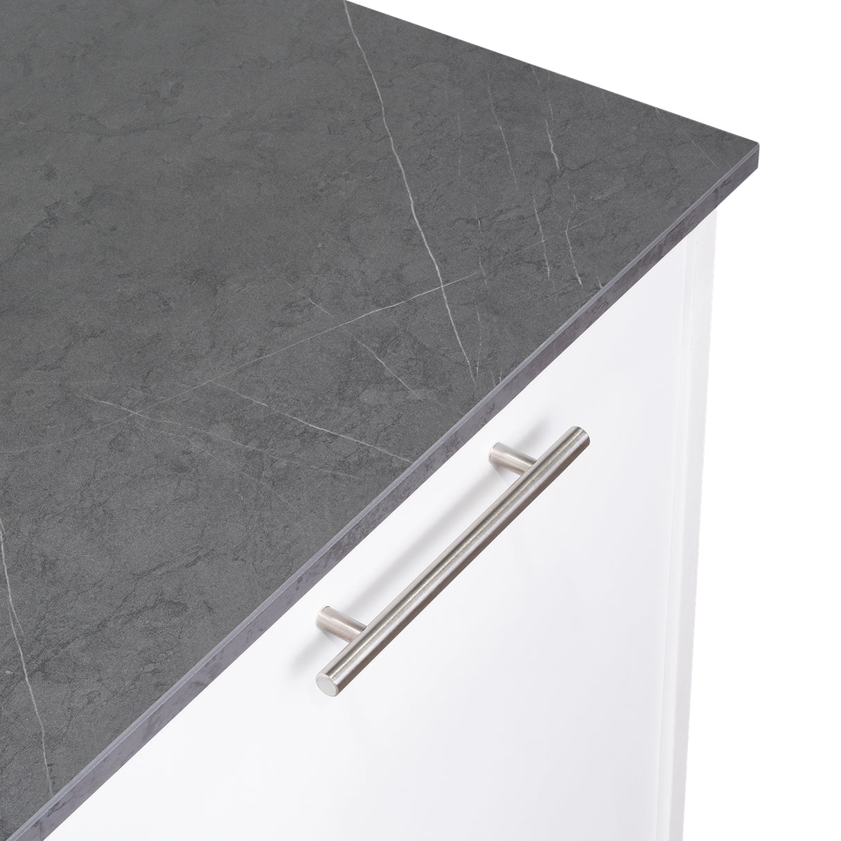 Isla de Cocina Juniper 150x90cm Onix Moderna con Entrepaños - Barras y Muebles Auxiliares | Bylmo