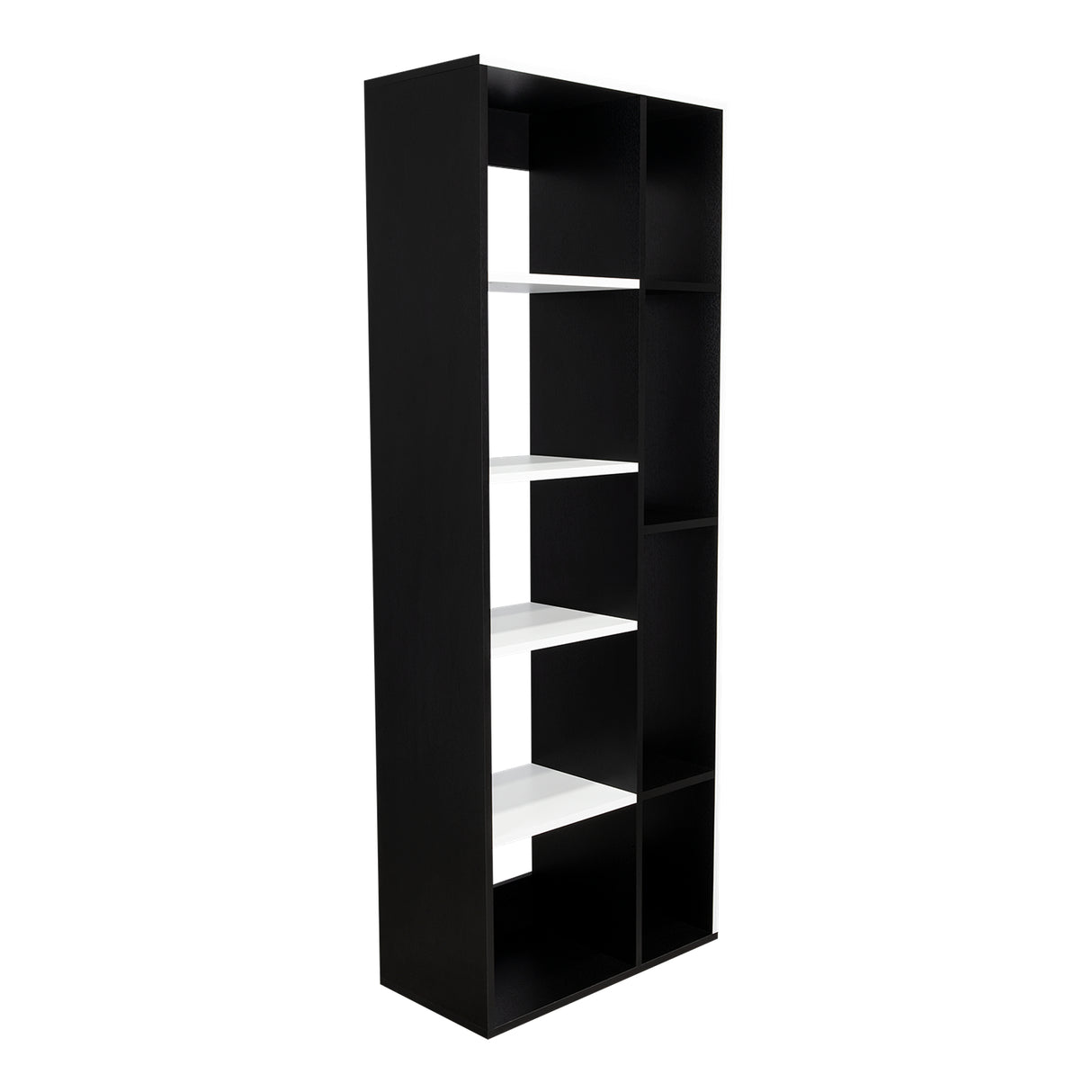 Biblioteca Rookie Minimalista 60x160cm Wengue con Entrepaños - Bibliotecas y Estanterías | Bylmo