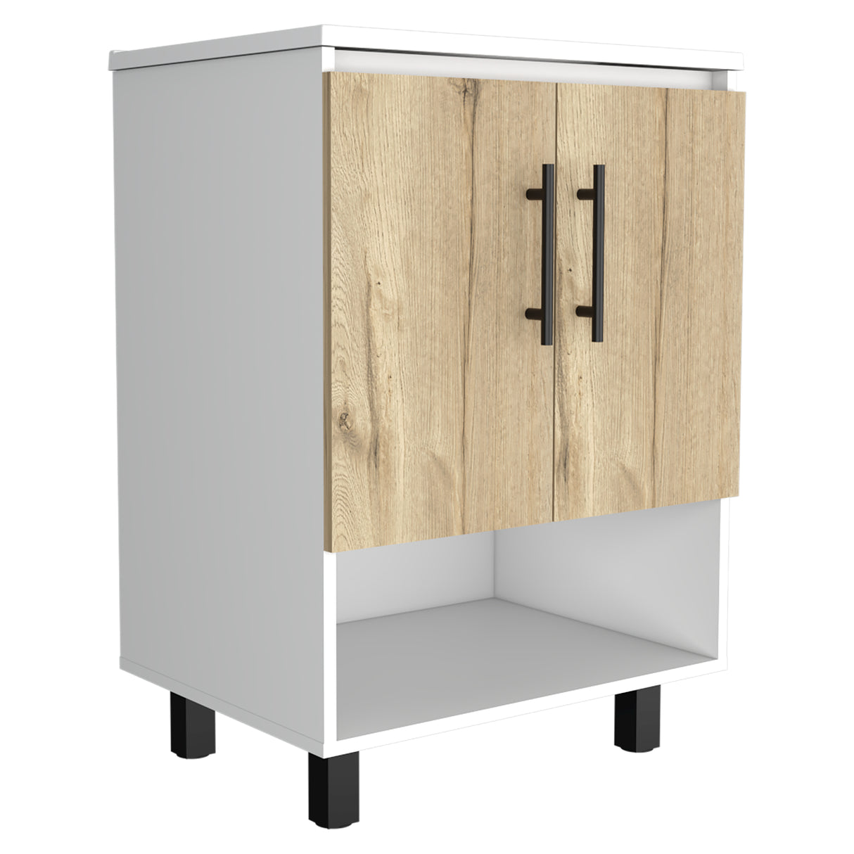 Mueble para Baño Bi Color Blanco Nevado 60.6x83.9cm con Lavamanos Praia 45 - Muebles para Lavamanos | Bylmo