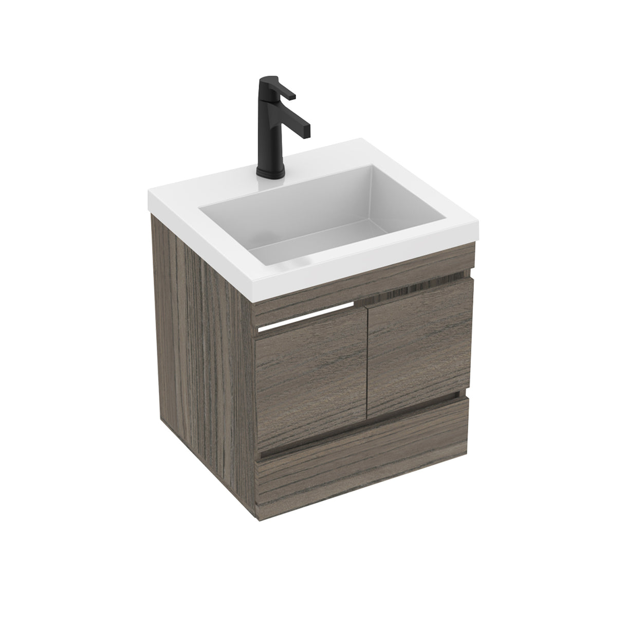 Mueble para Lavamanos MACAO LIFE Mitte 48x57cm con Lavamanos Oslo y Cajones - Muebles para Lavamanos | Bylmo