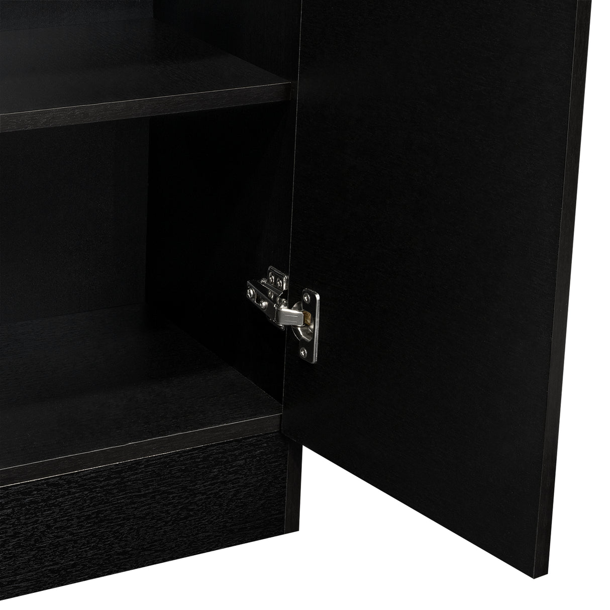 Alacena Nepal Wengue 60x169.9 cm con Dos Puertas - Alacenas y Muebles Microondas | Bylmo