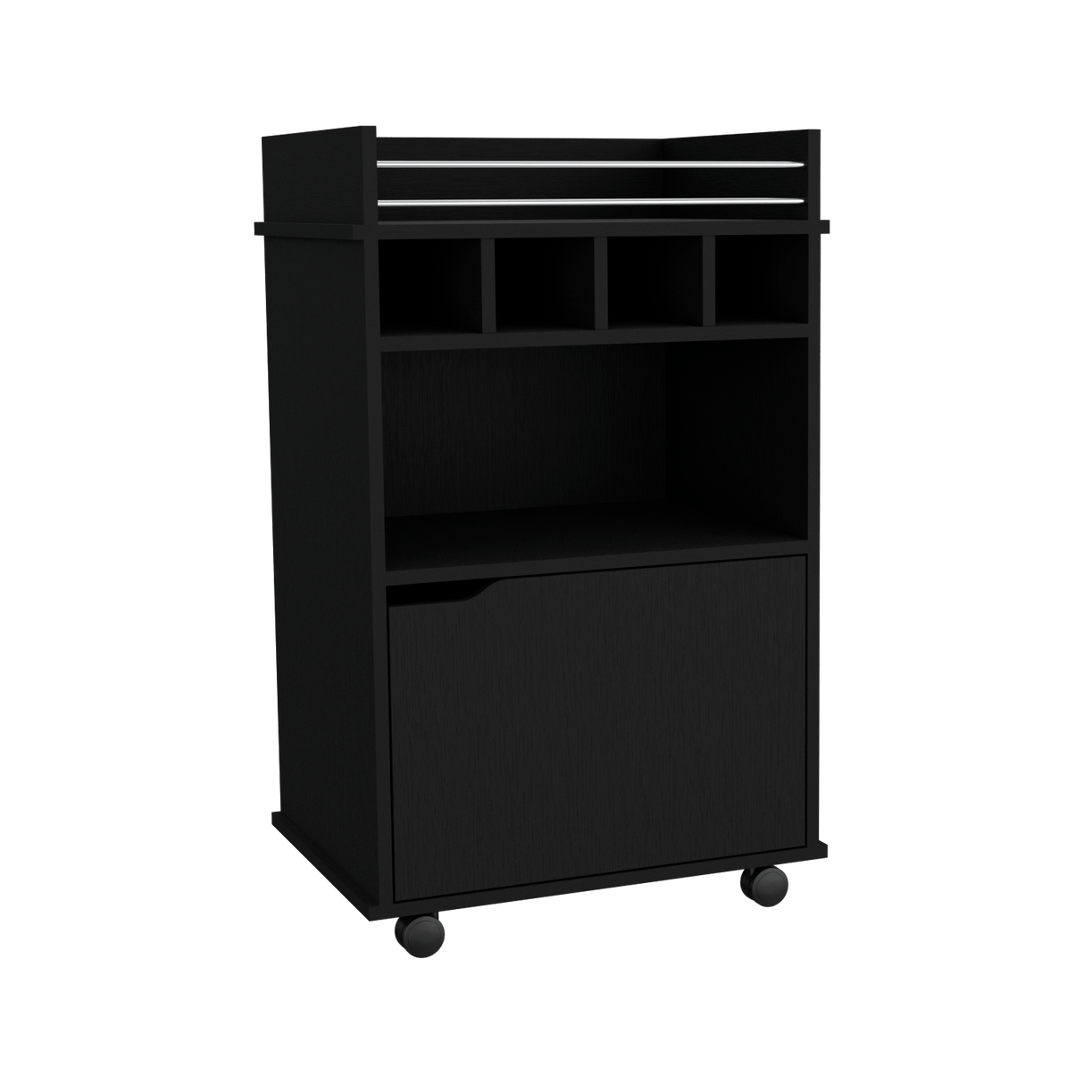 Bar Carro Phoenix Wengue 55x88.9cm con Ruedas - Bares | Bylmo