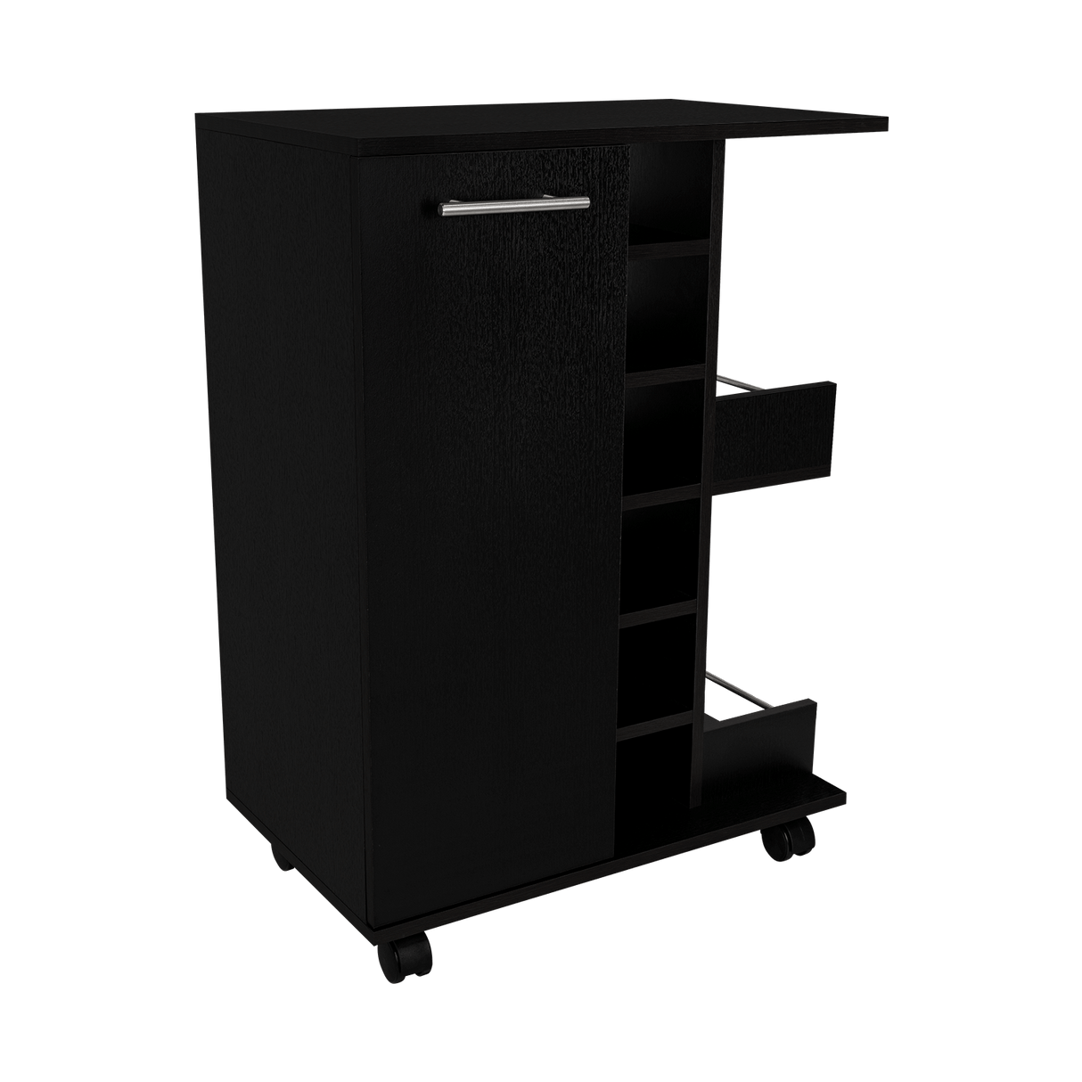Bar Maru Wengue 60x82.1cm con Ruedas. - Bares | Bylmo