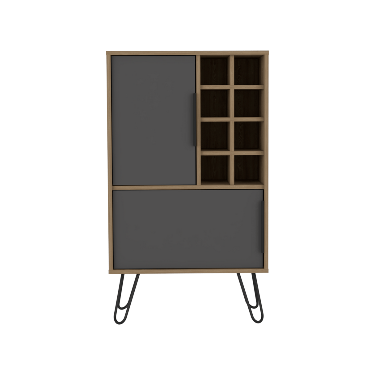 Bar Vegas Miel 60.9x104.1cm con Portabotellas - Bares | Bylmo