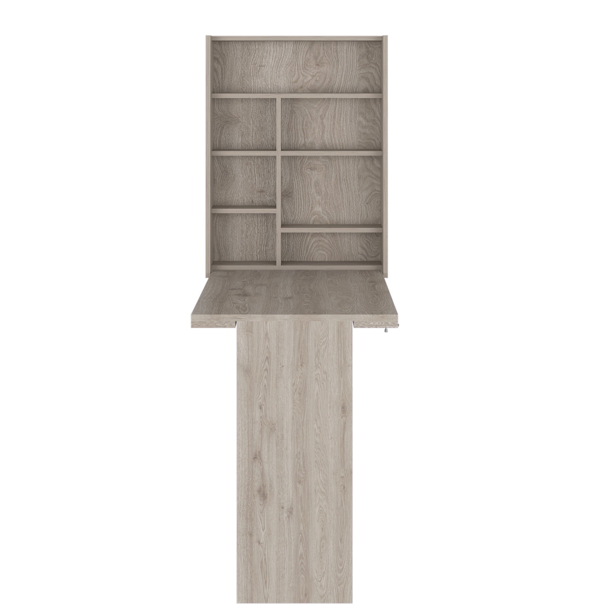 Barra de Cocina Empotrable Vatta Ceniza 60x80cm Plegable con Entrepaños - Barras y Muebles Auxiliares | Bylmo