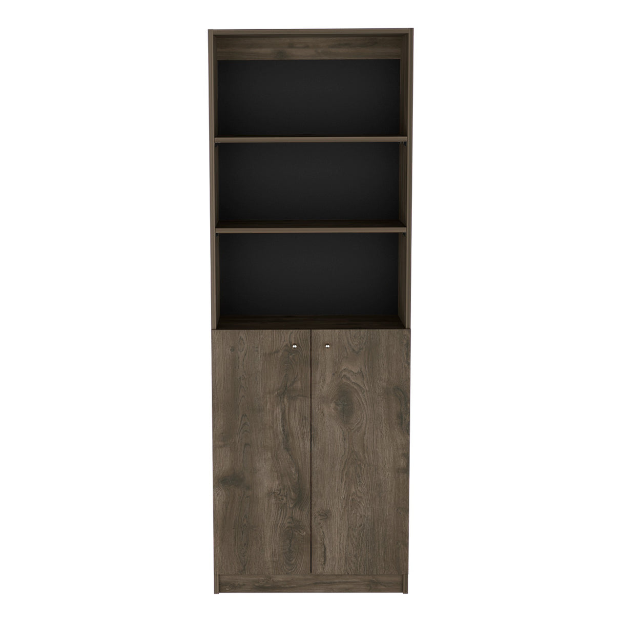 Biblioteca Home Maxi Bellota Wengue 62.8x180.6cm con Cuatro Entrepaños - Bibliotecas y Estanterías | Bylmo