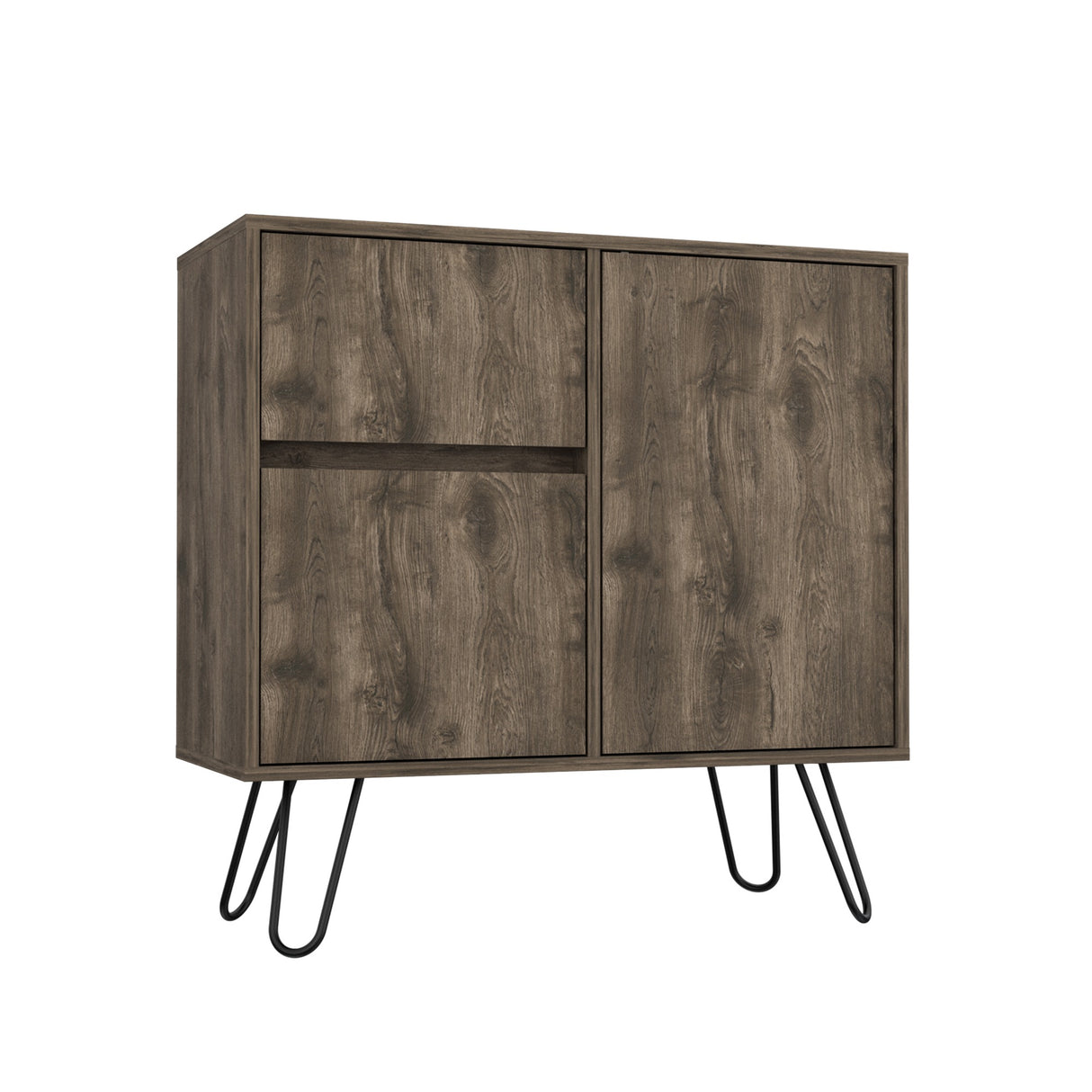 Aparador Zeta Bellota 80x80cm con Tres Cajones y Patas - Cajoneras y Comodas | Bylmo