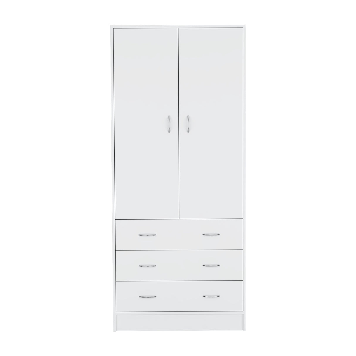 Closet Taly Blanco 78.7x180.1cm con Tres Cajones - Closets | Bylmo