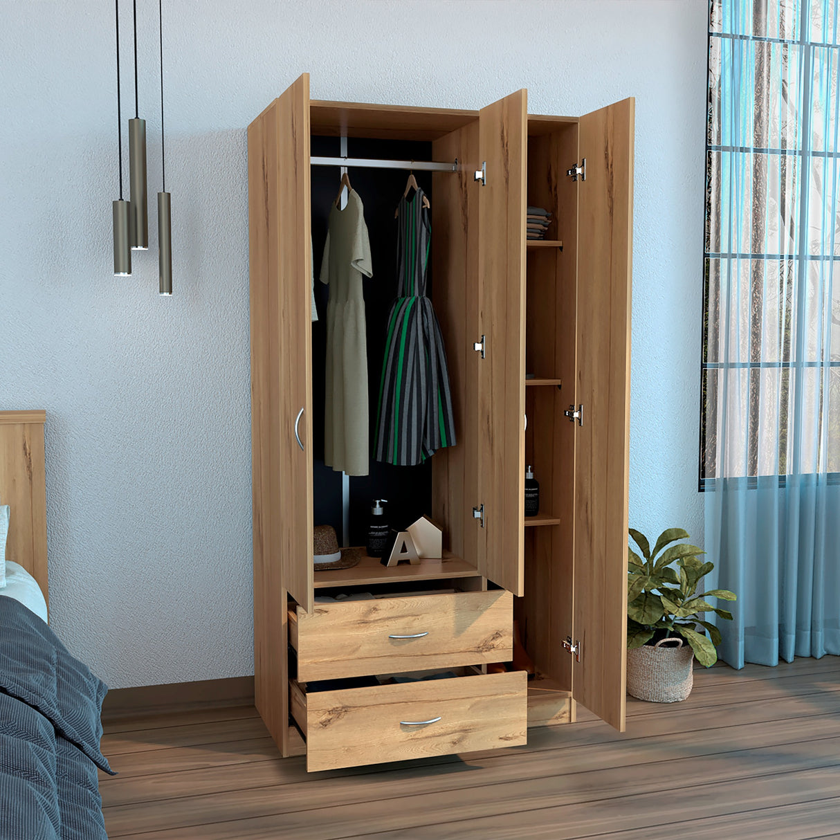 Closet Austral Duna 90x180 cm con Dos Cajones - Closets | Bylmo