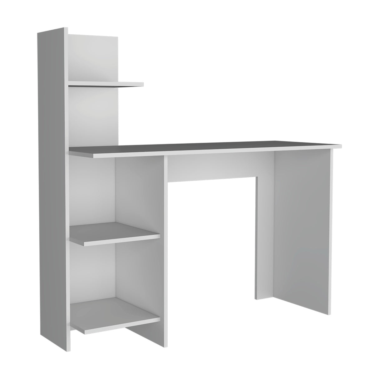 Escritorio Vilna Blanco 120x120.6cm con Organizador de Libros - Escritorios | Bylmo