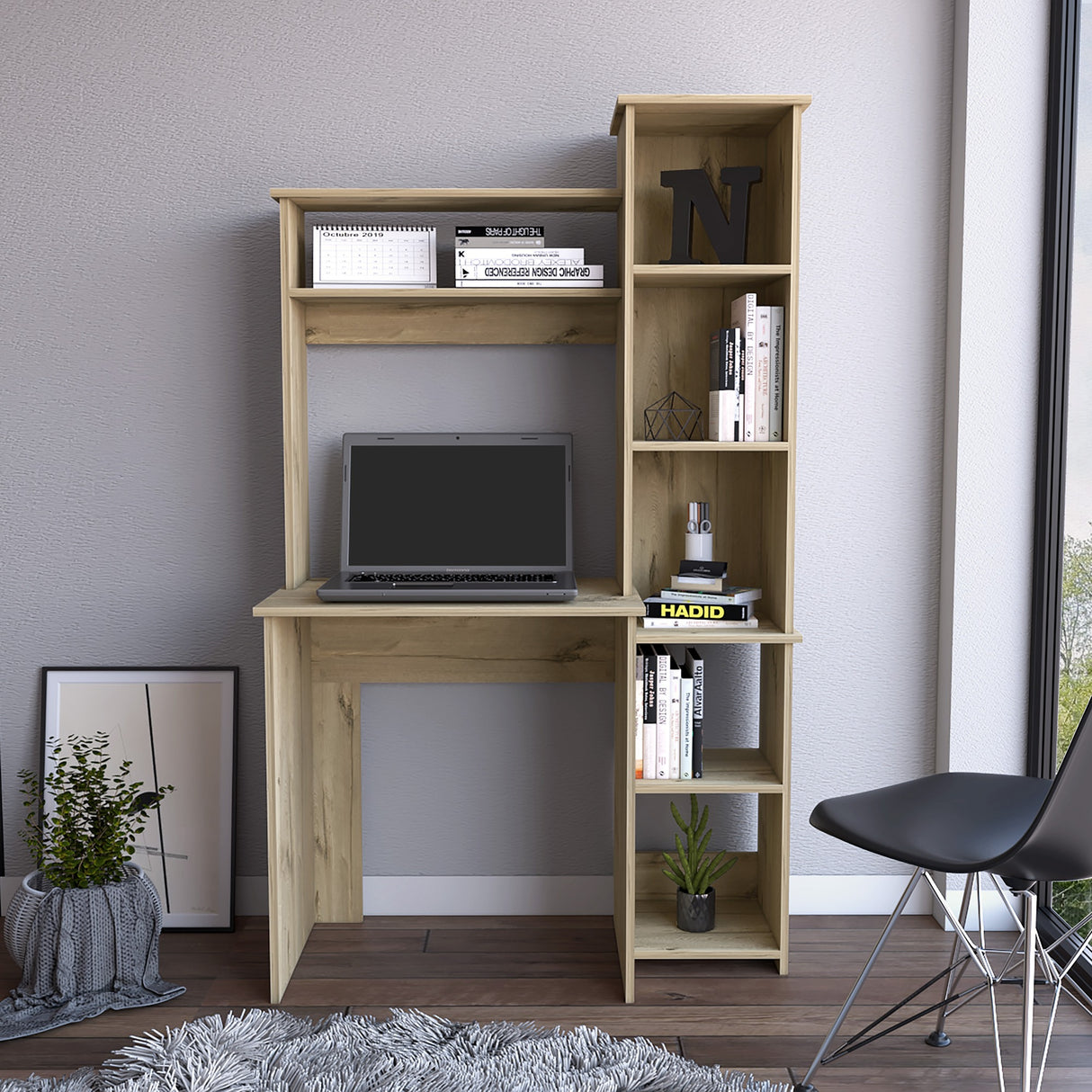Escritorio Versalles Duna 98.5x162.5cm con Organizador de Libros - Escritorios | Bylmo