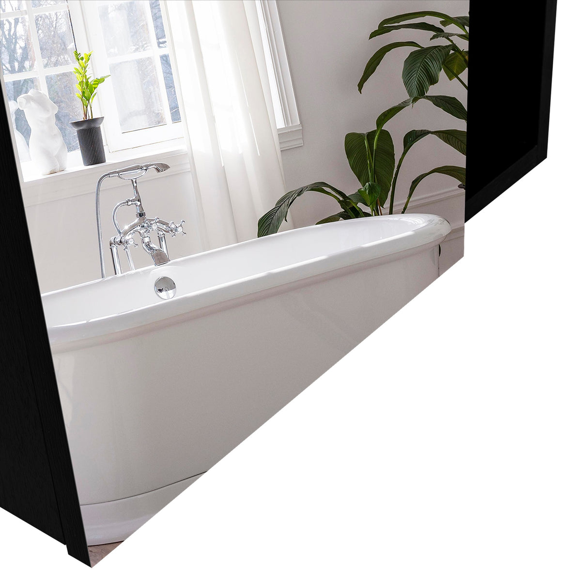 Gabinete de Baño Labelle Wengue 45x49.7cm con Tres Entrepaños - Gabinetes de Baño | Bylmo