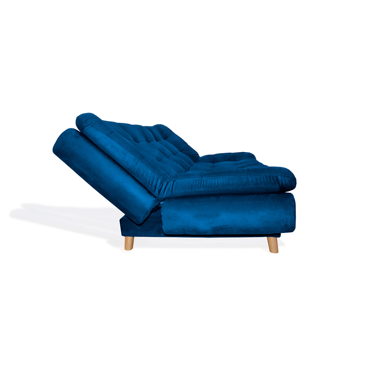 Sofá Cama Meier Azul Petróleo 175x90cm con Dos Cojines - Sofas y Poltronas | Bylmo