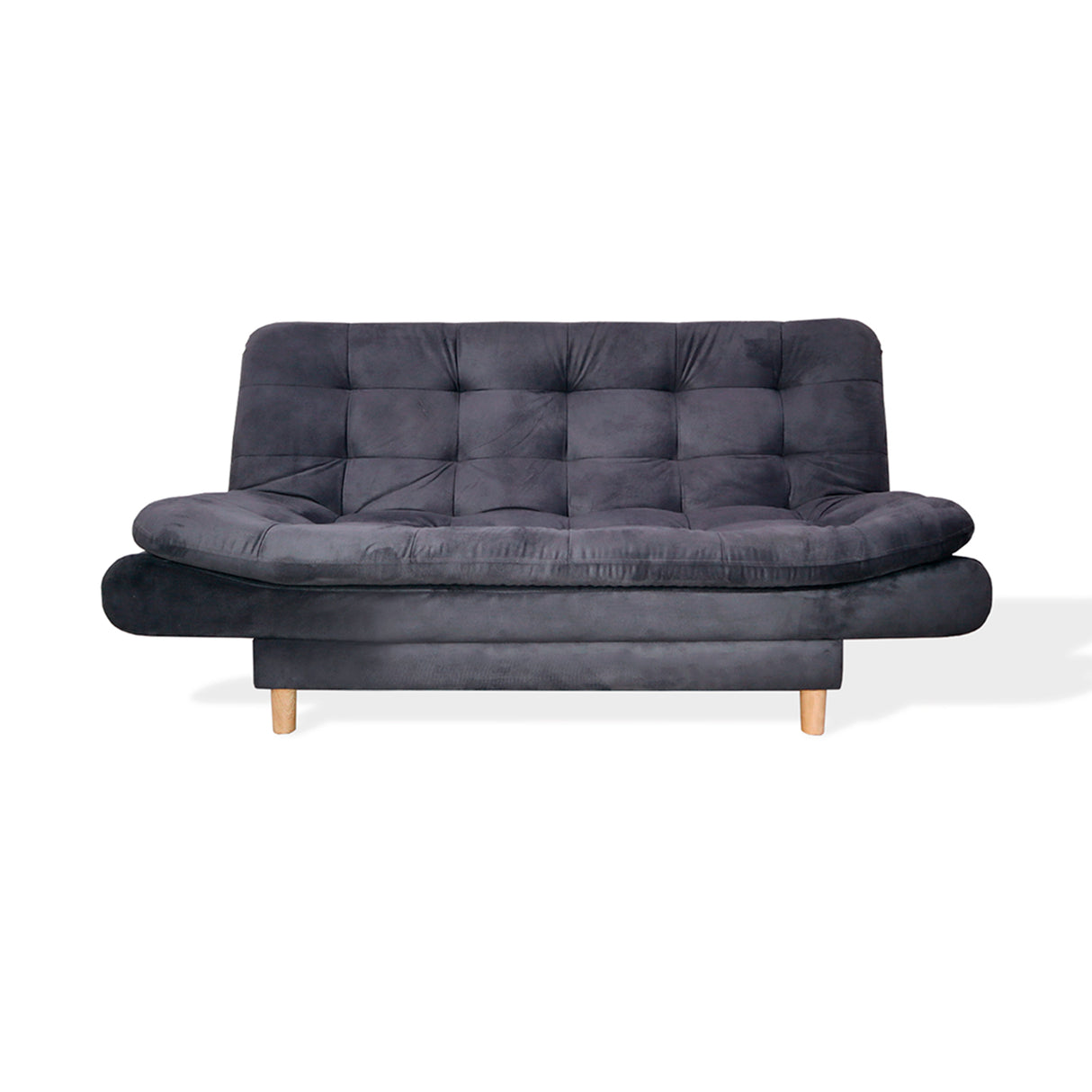 Sofá Cama Meier Gris 175x90cm con Dos Cojines - Sofas y Poltronas | Bylmo