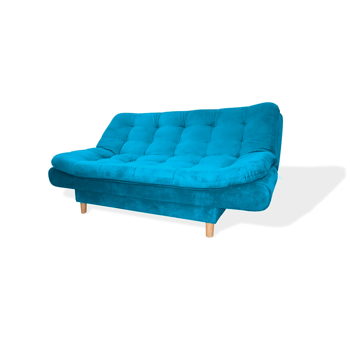 Sofá Cama Meier Turquesa 175x90cm con Dos Cojines - Sofas y Poltronas | Bylmo