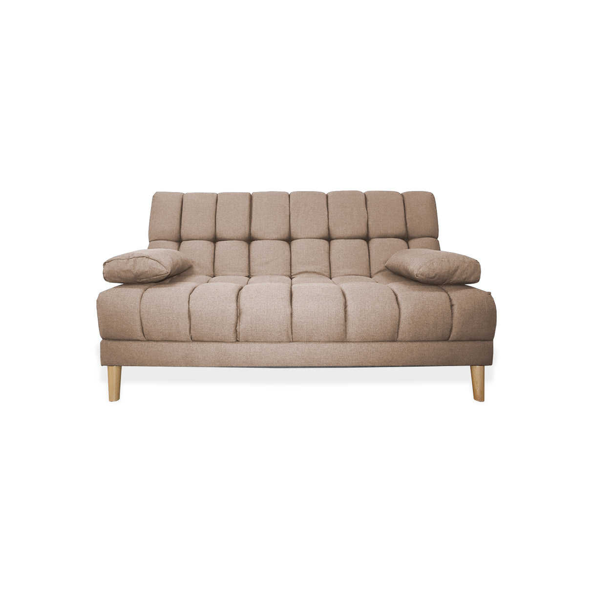 Sofá Cama Baumann Camel 180x90cm con Cuatro Cojines - Sofas y Poltronas | Bylmo