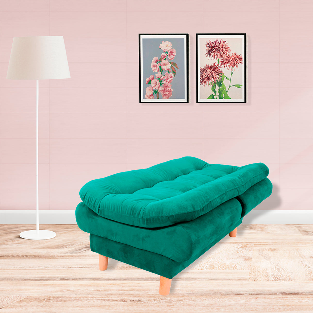 Poltrona Meier Verde 70x90cm Reclinable - Sofas y Poltronas | Bylmo