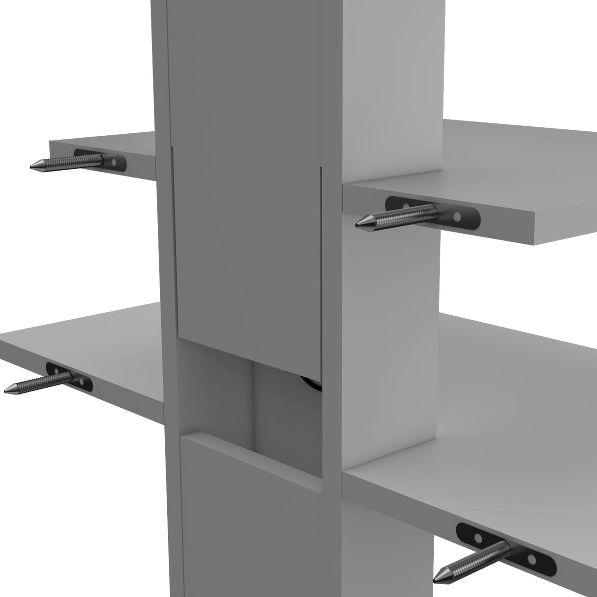 Repisa para TV Burgos Blanco 60.1x43.7cm Para TV hasta 45 Pulgadas - Muebles de TV | Bylmo